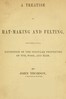 A Treatise on Hat-Making and Felting