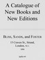 A Catalogue of New Books and New Editions, 1896
