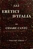 Gli eretici d'Italia, vol. III