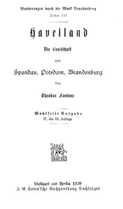 Wanderungen durch die Mark Brandenburg, Dritter Teil