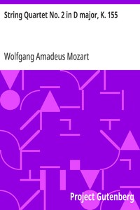 String Quartet No. 2 in D major, K. 155