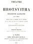 Théâtre de Hrotsvitha