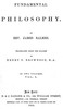 Fundamental Philosophy, Vol. 1 (of 2)