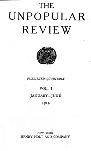 The Unpopular Review Vol. I