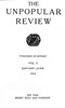 The Unpopular Review Vol. I