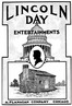 Lincoln Day Entertainments