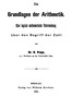 Die Grundlagen der Arithmetik