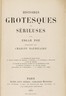 Histoires grotesques et sérieuses