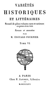 Variétés Historiques et Littéraires (06/10)