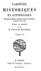 Variétés Historiques et Littéraires (06/10)