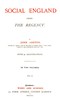 Social England under the Regency, Vol. 2 (of 2)