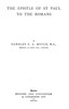 The Expositor's Bible: The Epistle of St Paul to the Romans