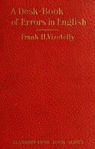 A Desk-Book of Errors in English