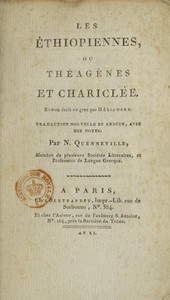 Les Éthiopiennes, ou Théagènes et Chariclée, tomes 1-3