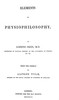 Elements of Physiophilosophy