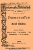 Humoresken (Zweites Bändchen)