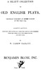 A Select Collection of Old English Plays, Volume 13