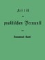 Kant's gesammelte Schriften. Band V. Kritik der praktischen Vernunft.