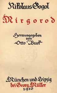Sämmtliche Werke 4: Mirgorod