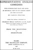 Representative English Comedies, v. 1. From the beginnings to Shakespeare