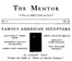 The Mentor: Famous American Sculptors, Vol. 1, Num. 36, Serial No. 36