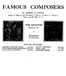The Mentor: Famous Composers, Vol. 1, Num. 41, Serial No. 41