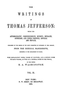 The Writings of Thomas Jefferson, Vol. 2 (of 9)