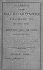 Narrative of the Battle of Cowan's Ford, February 1st, 1781