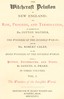 The Witchcraft Delusion in New England: Its Rise, Progress, and Termination, (Vol. 1 of 3)