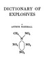Dictionary of Explosives