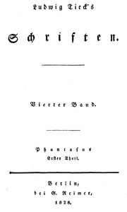 Schriften 04: Phantasus 1