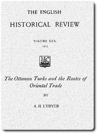 The Ottoman Turks and the Routes of Oriental Trade