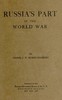 Russia's Part in the World War
