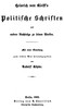 Heinrich von Kleist's politische Schriften und andere Nachträge zu seinen Werken