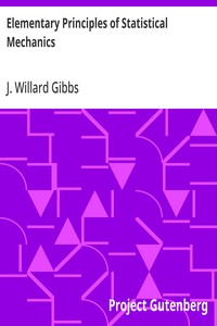 Elementary Principles of Statistical Mechanics