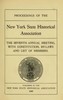 Proceedings of the New York Historical Association [1906]