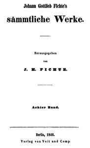 Sämmtliche Werke 8: Vermischte Schriften und Aufsätze