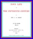 Town Life in the Fifteenth Century, Volume 2 (of 2)