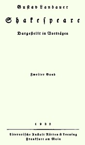 Shakespeare (Volume 2 of 2)