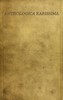 Anthologica Rarissima: The Way of a Virgin