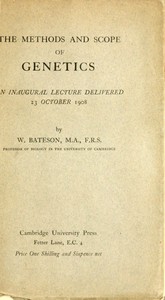 The Methods and Scope of Genetics