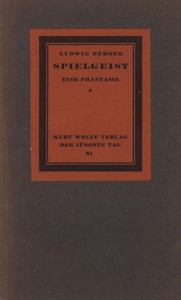 Spielgeist: Eine Phantasie