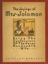 The Sayings of Mrs. Solomon