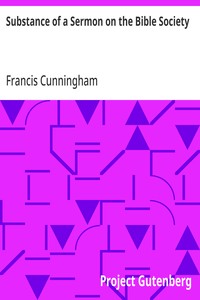Substance of a Sermon on the Bible Society