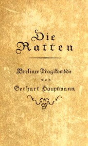 Die Ratten: Berliner Tragikomödie