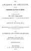 The Analogy of Religion to the Constitution and Course of Nature