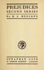 Prejudices, second series