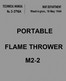 Portable Flame Thrower M2-2