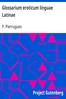 Glossarium eroticum linguae Latinae