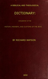 A Biblical and Theological Dictionary